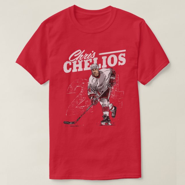 Chris Chelios Retro T-Shirt (Design Front)