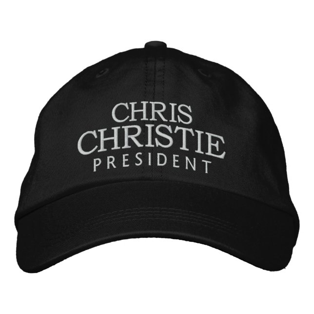 Chris Christie 2012 Embroidered Hat (Front)