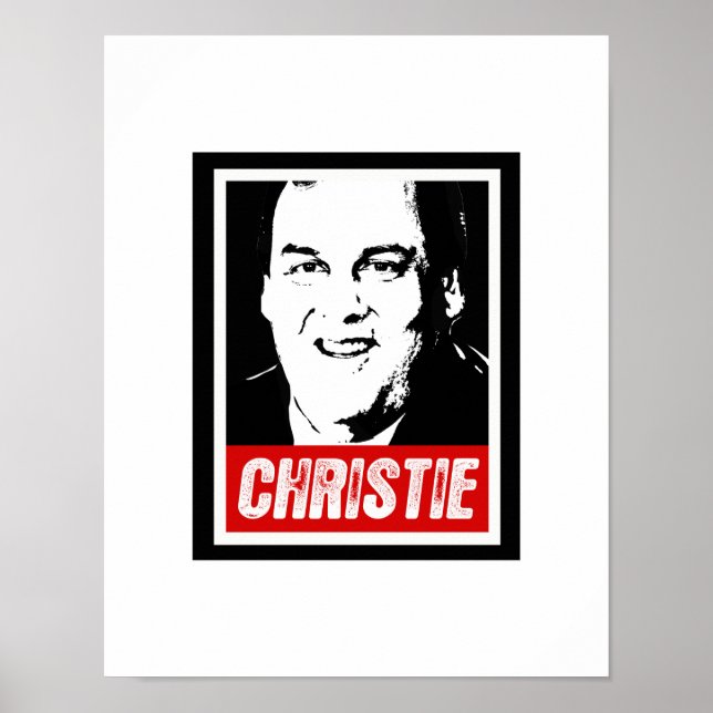 CHRIS CHRISTIE 2012 POSTER (Front)