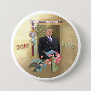 Chris Christie 2016 7.5 Cm Round Badge