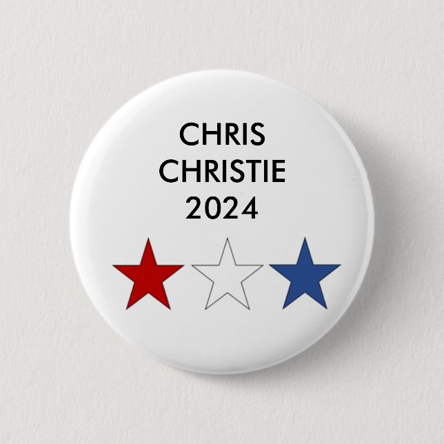 Chris Christie for President 2024 Button (Front)