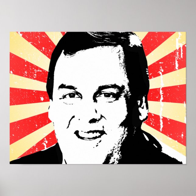 CHRIS CHRISTIE PROPAGANDA POSTER (Front)