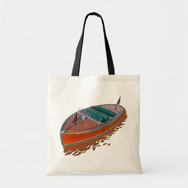 Chris-Craft Barrel Back Tote Bag (Front)