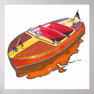 Chris Craft Riviera Poster
