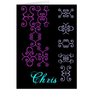 Chris Designer Name IX Card