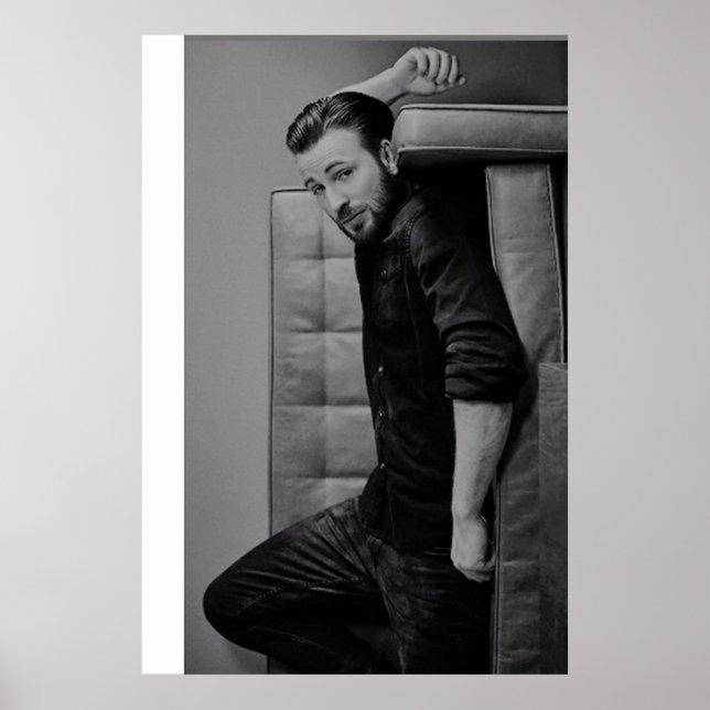 Chris Evans Poster (Front)