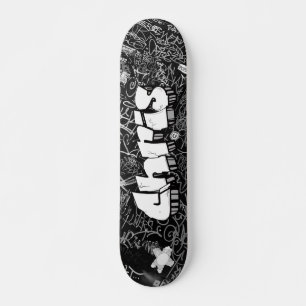 Chris Graffiti Custom Personalised Cool Skateboard