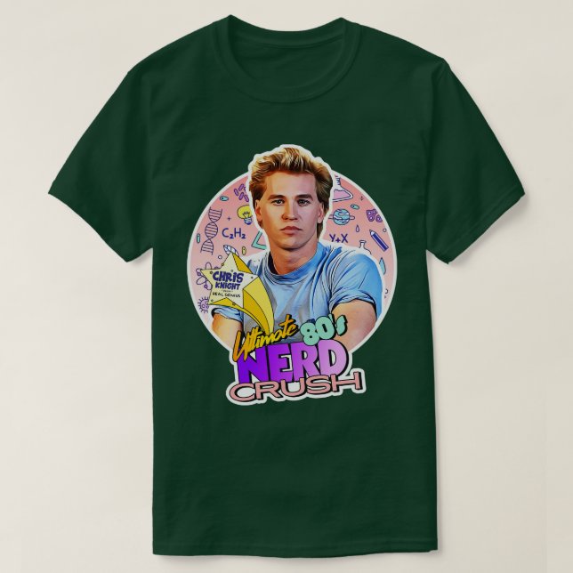 Chris Knight from Real Genius 80s Nerd Crush T-Shirt (Design Front)