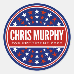 Chris Murphy for President 2028 Classic Round Sticker