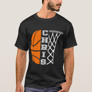 Chris Name Personalised Basketball Player Graphic T-Shirt