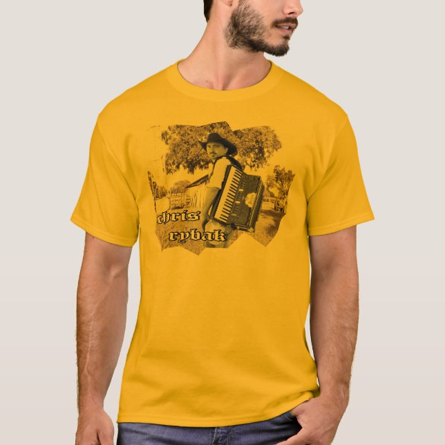 Chris Rybak - Kloesel Logo - Sephia T-Shirt (Front)