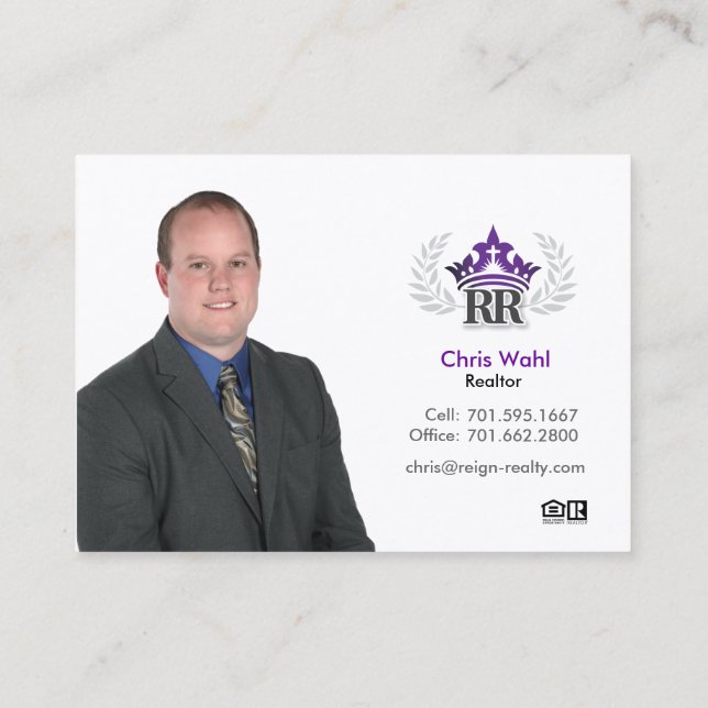 Chris Wahl Business Card (Back)