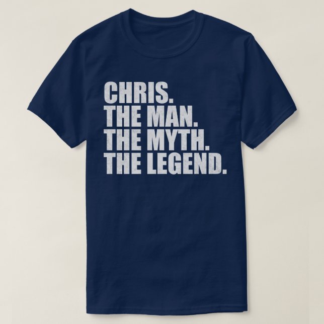 ChrisChris Name Chris given name T-Shirt (Design Front)