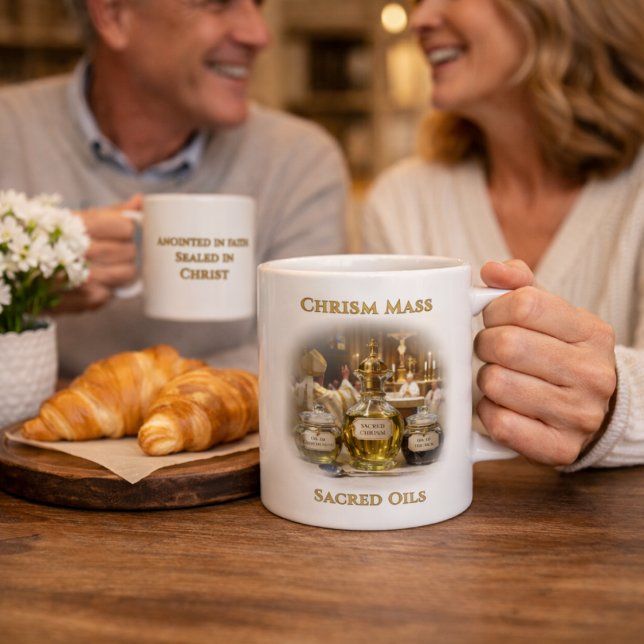 Chrism Mass  Sacred Oils Cathedral Design Catholic Coffee Mug (Creator Uploaded)