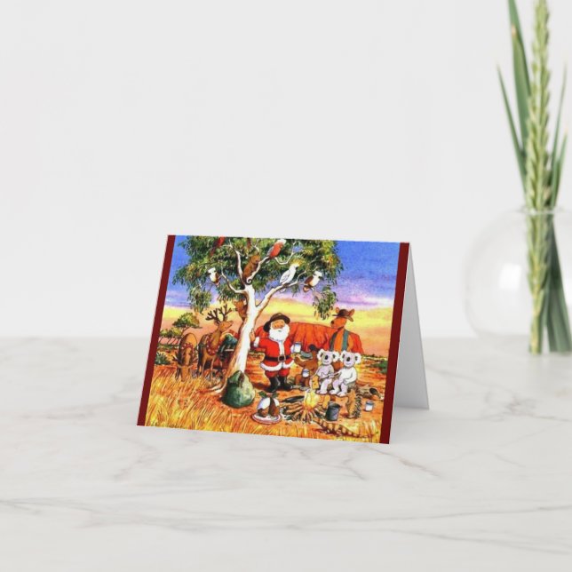 Chrismas Aussie Style Gift Card (Front)