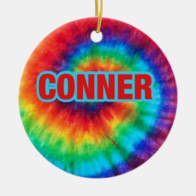 chrismas conner lechocki ordament comes with pouch ceramic tree decoration (Front)