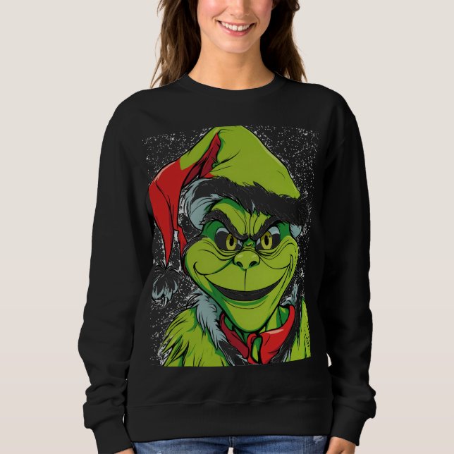 Chrismas grinch sweat-shirt for women  sweatshirt (Front)