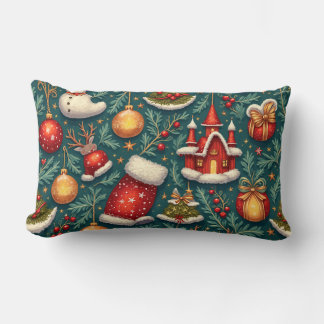 Chrismas Lumbar Cushion