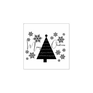 Chrismas Rubber Stamp
