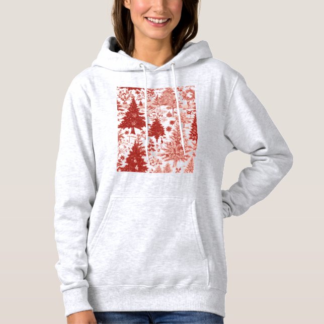 Chrismas trees hoodie for women  (Front)