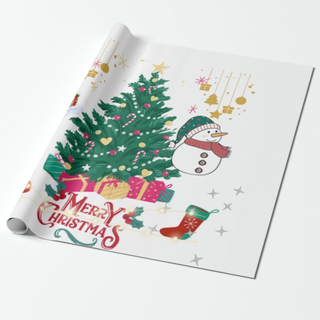 Chrismas Wrapping Paper (Unrolled)