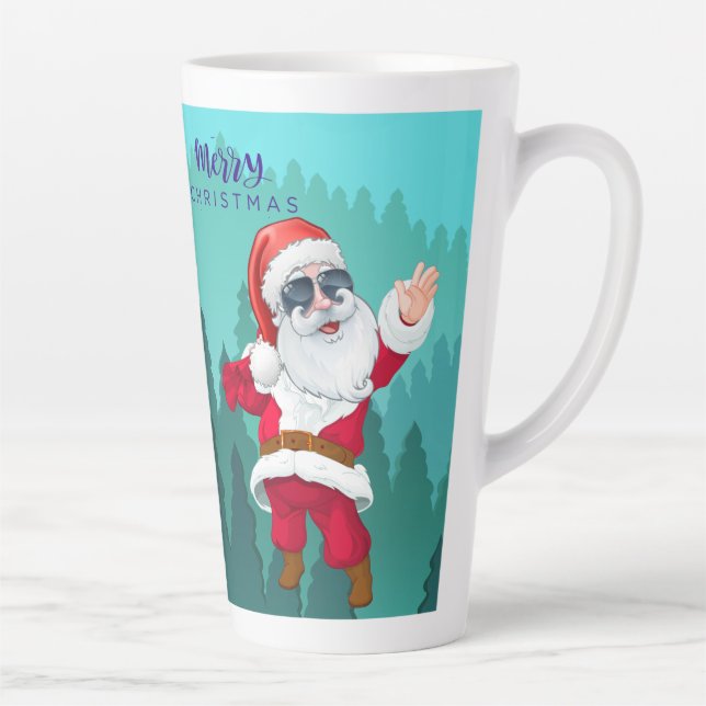 chrismast style  latte mug  (Right)