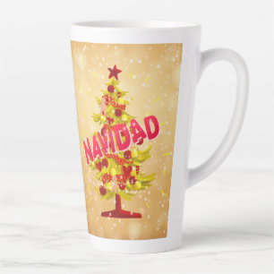 chrismast style latte mug