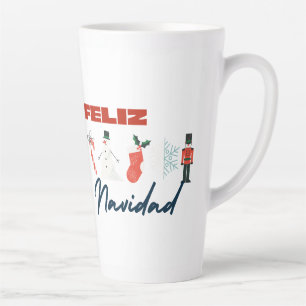 chrismast style latte mug