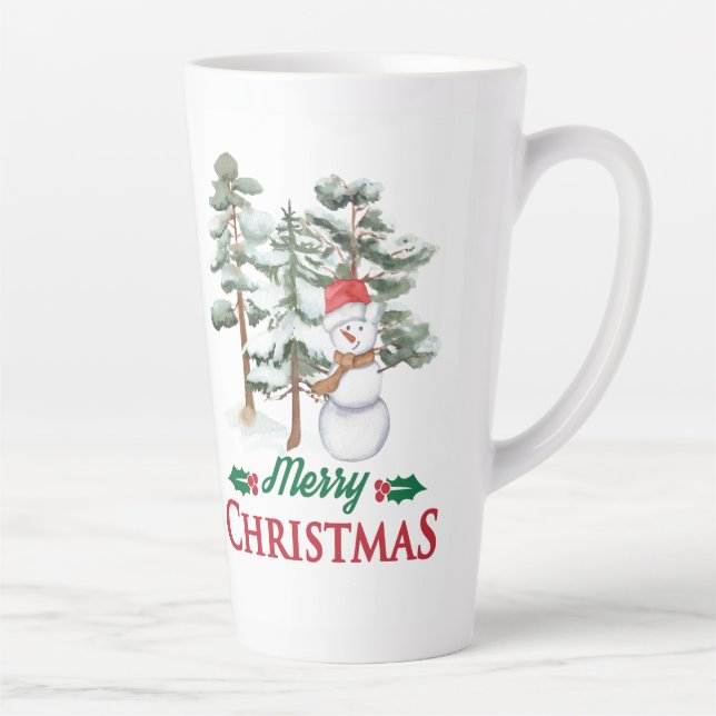 chrismast style  latte mug  (Right)