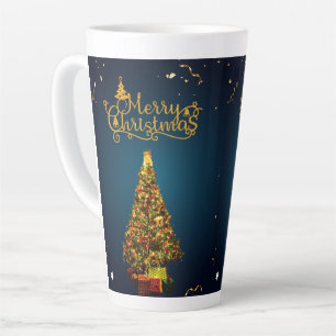 chrismast style latte mug