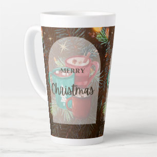 chrismast style latte mug