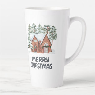 chrismast style latte mug