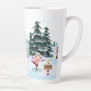 chrismast style  latte mug 