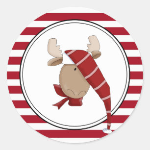 Chrismoose Holiday Envelope Seals Stickers