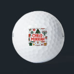 Chrismukkah Hanukkah Christmas Jewish Religious  Golf Balls<br><div class="desc">Chrismukkah Hanukkah Christmas Jewish Religious</div>