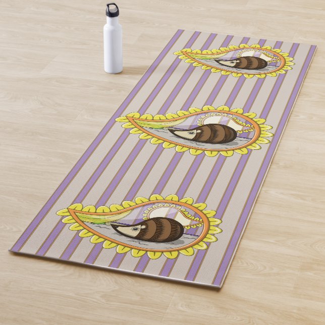 Chrissy the Hedgehog Yoga Mat (In Situ)