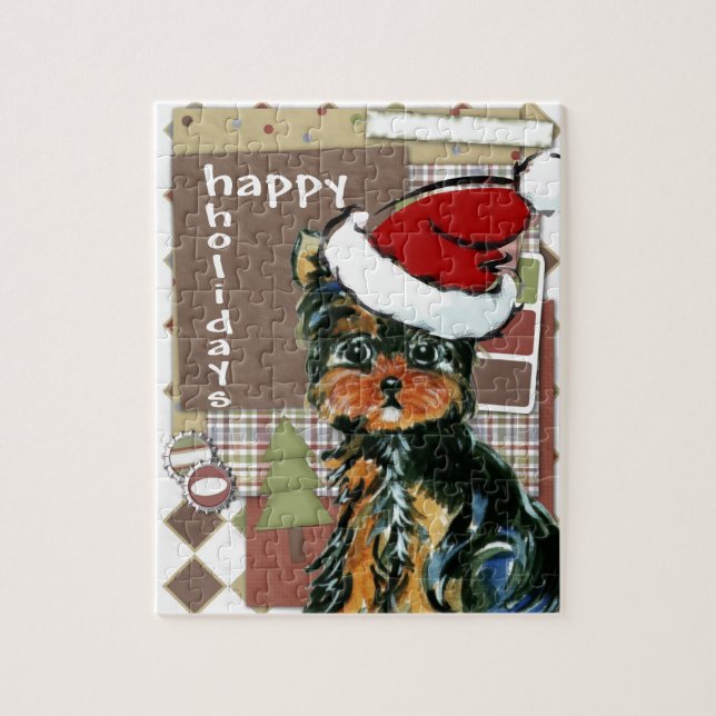 CHRISSY YORKIE POO JIGSAW PUZZLE (Vertical)