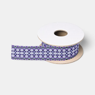 Chrissy's Stripes in purple ribbon Satin Ribbon