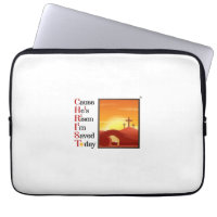Christ Acronym 13 inch Computer Cover