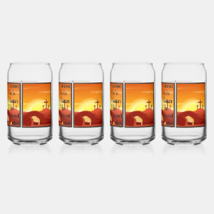 Christ Acronym Drink Glasses Set