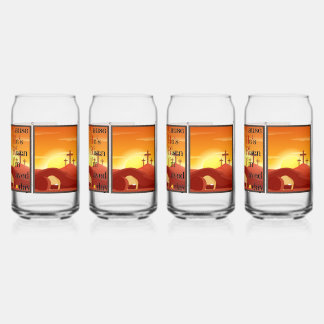 Christ Acronym Drink Glasses Set
