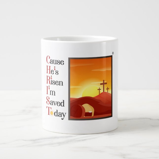 Christ Acronym Jumbo Coffee Mug (Front)