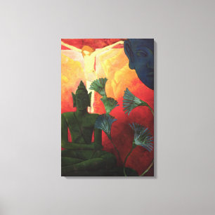 Christ and Buddha, c.1890-1892 Canvas Print
