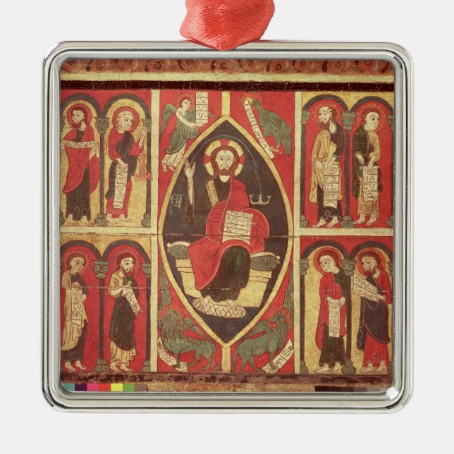 Christ and His Apostles Metal Tree Decoration (Front)