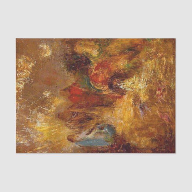 Christ and His Disciples by Redon Odilon Tissue Paper (Front)