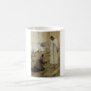 Christ and Mary Magdalene in Finnish Countryside Coffee Mug