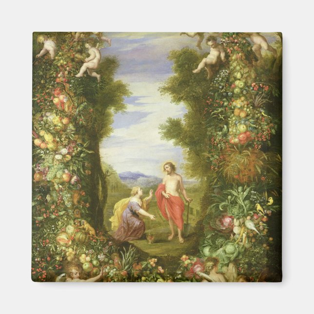 Christ and Mary Magdalene Magnet (Front)