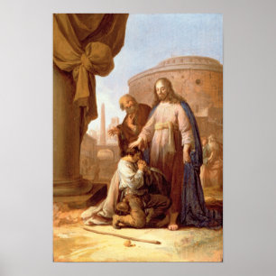 Christ and the Rich Young Ruler, 1640 Poster