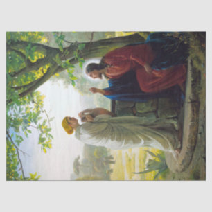 Christ and the Samaritan Woman by Carl Bloch Tissue Paper