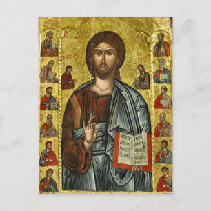 Christ and the Twelve Apostles Postcard